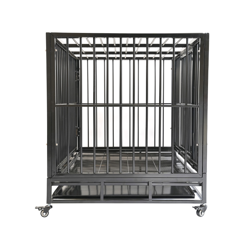 DH121-2 Heavy Duty Pet Kennel Sammenleggbar med plastbrett