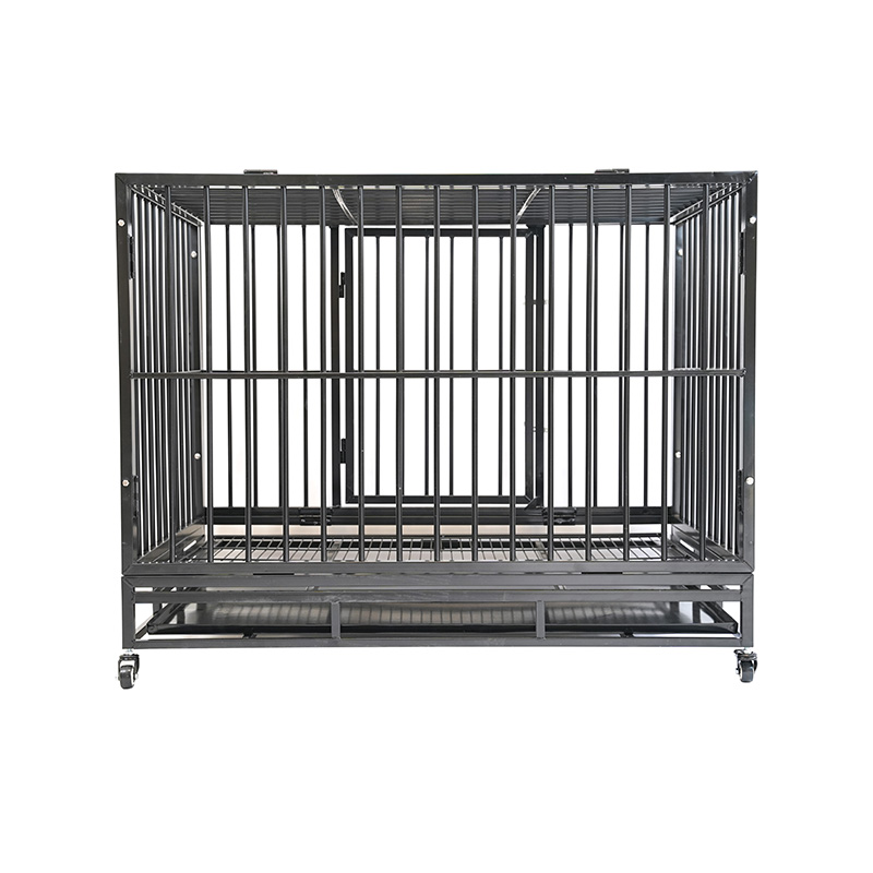 DH121-2 Heavy Duty Pet Kennel Sammenleggbar med plastbrett