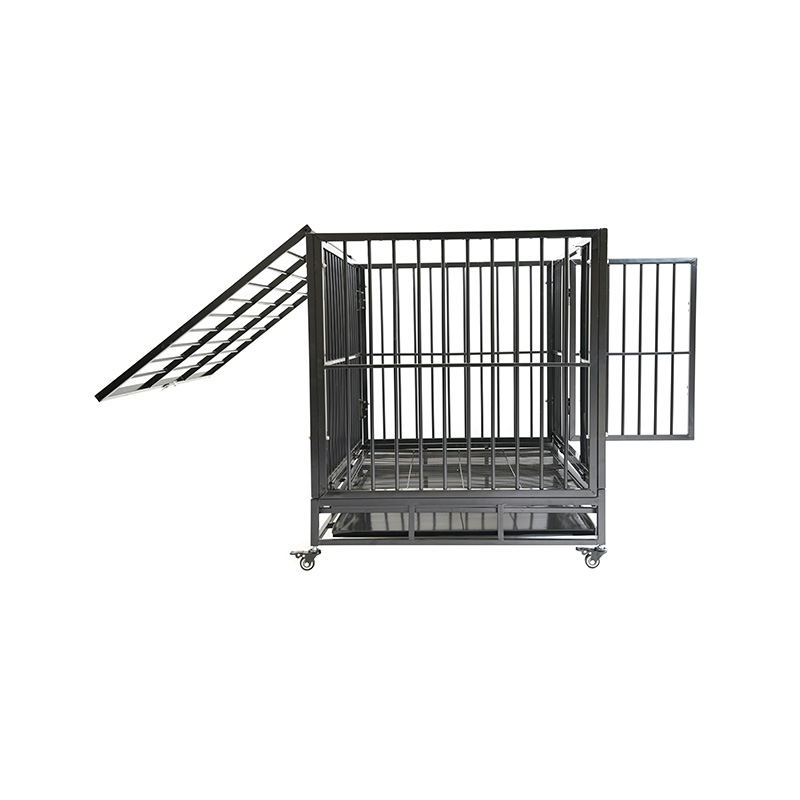 DH121-2 Heavy Duty Pet Kennel Sammenleggbar med plastbrett